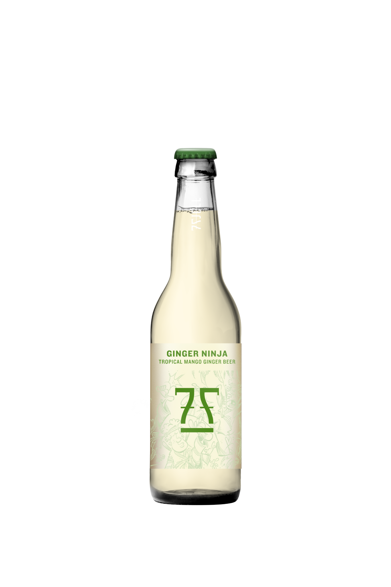 Ginger Ninja Tropical Mango Ginger Beer 12X33CL BTL 7 Fjell Bryggeri